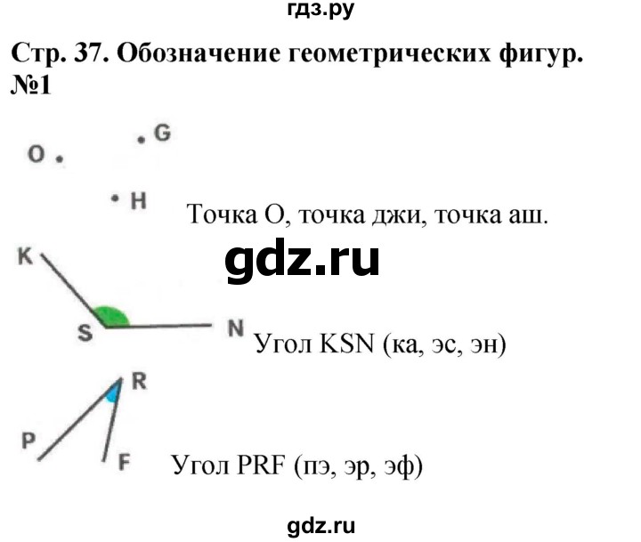 ГДЗ по математике 3 класс  Дорофеев   часть 1. страница - 37, Решебник №1 к учебнику 2020