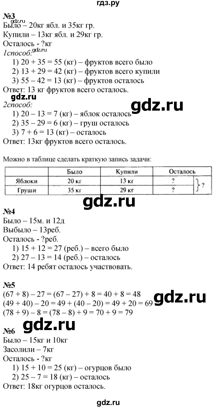 ГДЗ по математике 3 класс  Дорофеев   часть 1. страница - 40, Решебник №1 к учебнику 2015