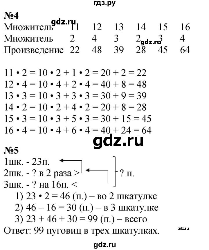 ГДЗ по математике 3 класс  Дорофеев   часть 1. страница - 94, Решебник №1 2020