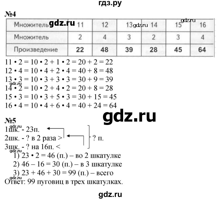 ГДЗ по математике 3 класс  Дорофеев   часть 1. страница - 90, Решебник №1 2015