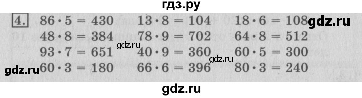 ГДЗ по математике 3 класс  Рудницкая   часть 2 / нахождение однозначного частного - 4, Решебник №3