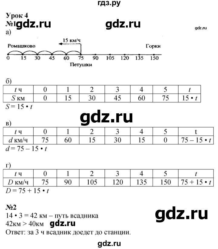ГДЗ по математике 3 класс Петерсон   часть 3 - Урок 4, Решебник учебник-тетрадь 2024