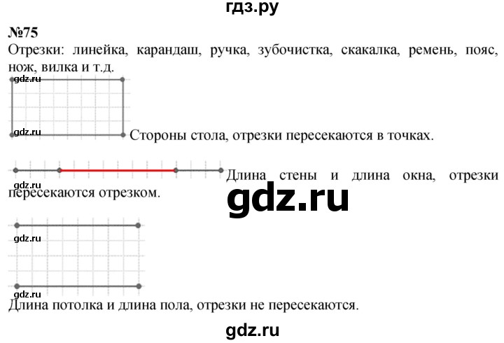 ГДЗ по математике 3 класс Петерсон   задача - 75, Решебник учебник-тетрадь 2024