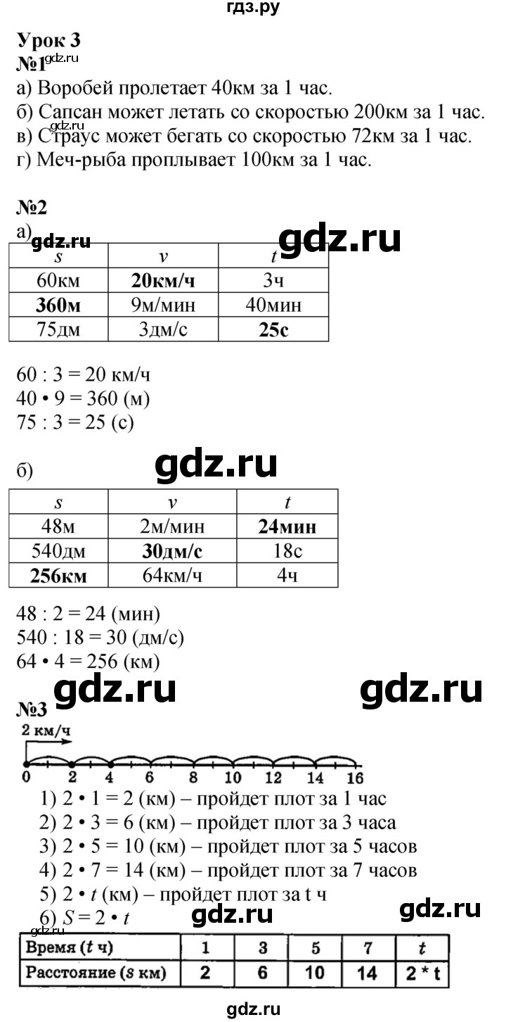 ГДЗ по математике 3 класс Петерсон  Углубленный уровень часть 3 - Урок 3, Решебник 2025 (2024) (углублённый уровень)
