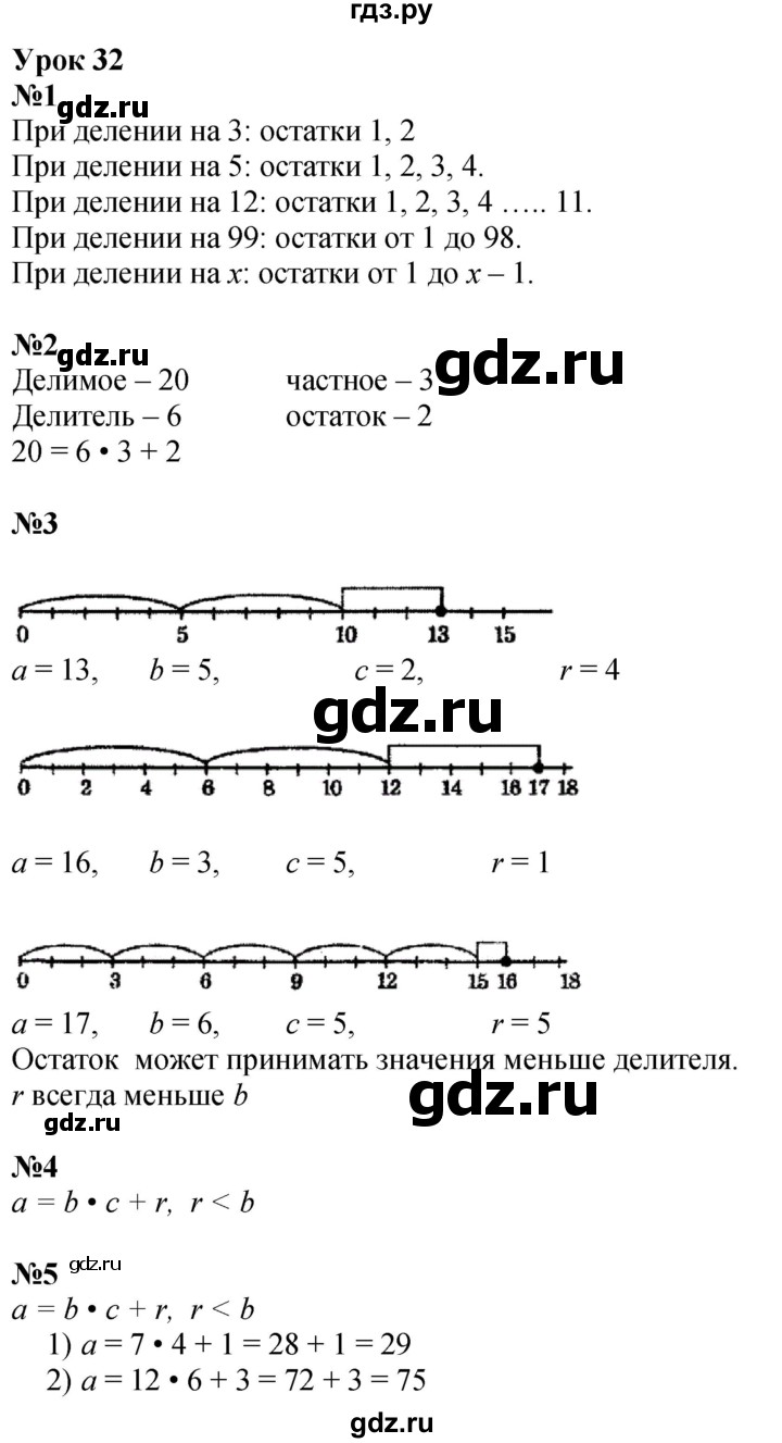 ГДЗ по математике 3 класс Петерсон  Углубленный уровень часть 2 - Урок 32, Решебник 2024 (учебник-тетрадь)