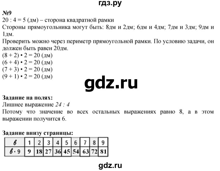 ГДЗ по математике 3 класс Моро часть 1 - ответ страница 61, Решебник 2023