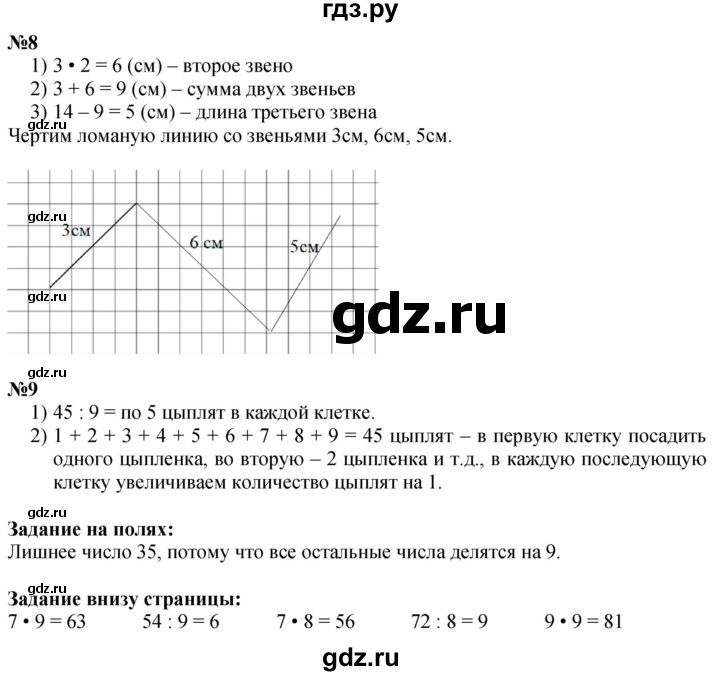 ГДЗ по математике 3 класс Моро часть 1 - ответ страница 62, Решебник 2023
