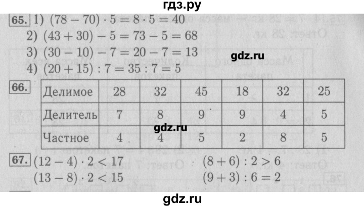 ГДЗ по математике 3 класс Моро рабочая тетрадь  часть 1. страница - 29, Решебник №2