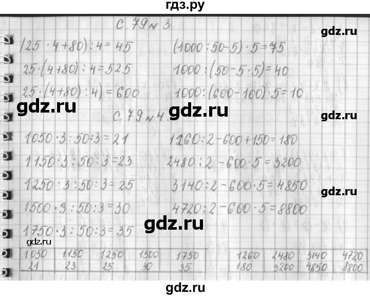 ГДЗ по математике 4 класс  Демидова   часть 3. страница - 79, Решебник к учебнику 2017