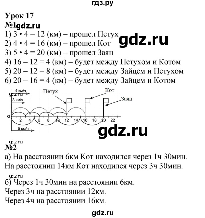 ГДЗ по математике 4 класс Петерсон   часть 3 - Урок 17, Решебник учебник-тетрадь 2024