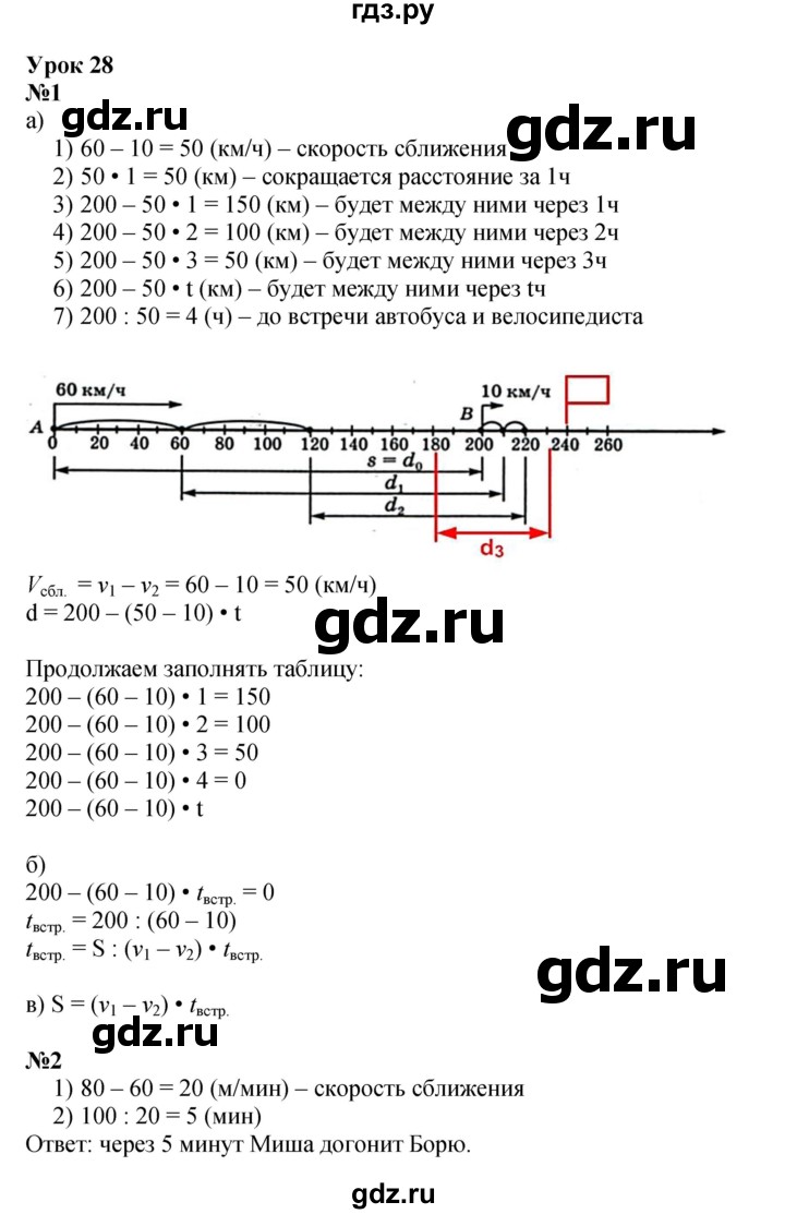 ГДЗ по математике 4 класс Петерсон   часть 2 - Урок 28, Решебник №1 (Перспектива)