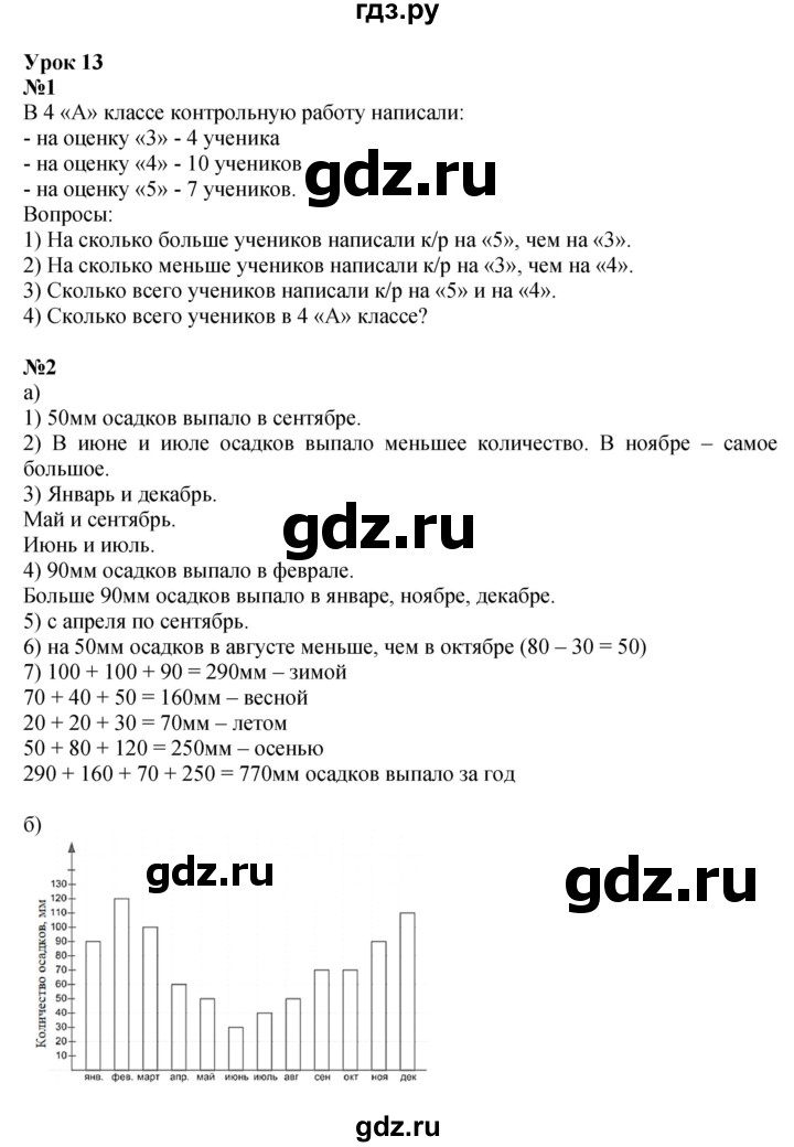 ГДЗ по математике 4 класс Петерсон   часть 3 - Урок 13, Решебник №1 2015 (Учусь учиться)