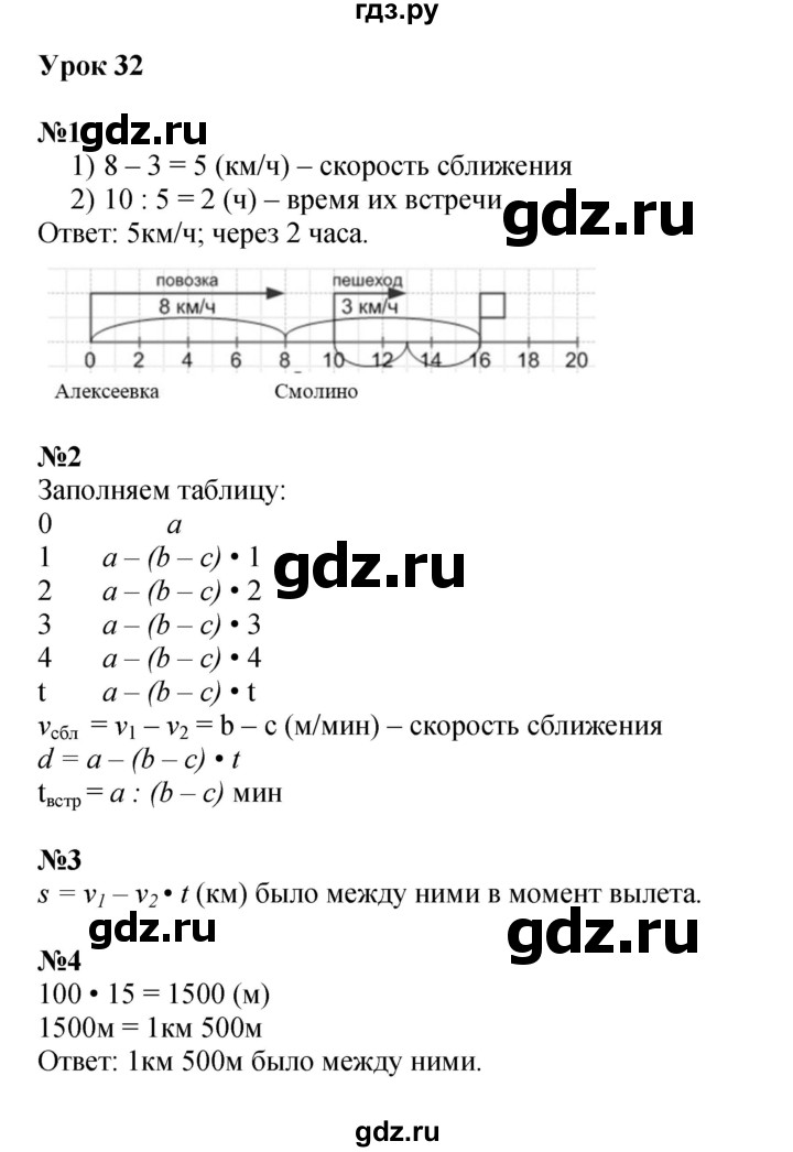 ГДЗ по математике 4 класс Петерсон   часть 2 - Урок 32, Решебник 2022 6-е изд.