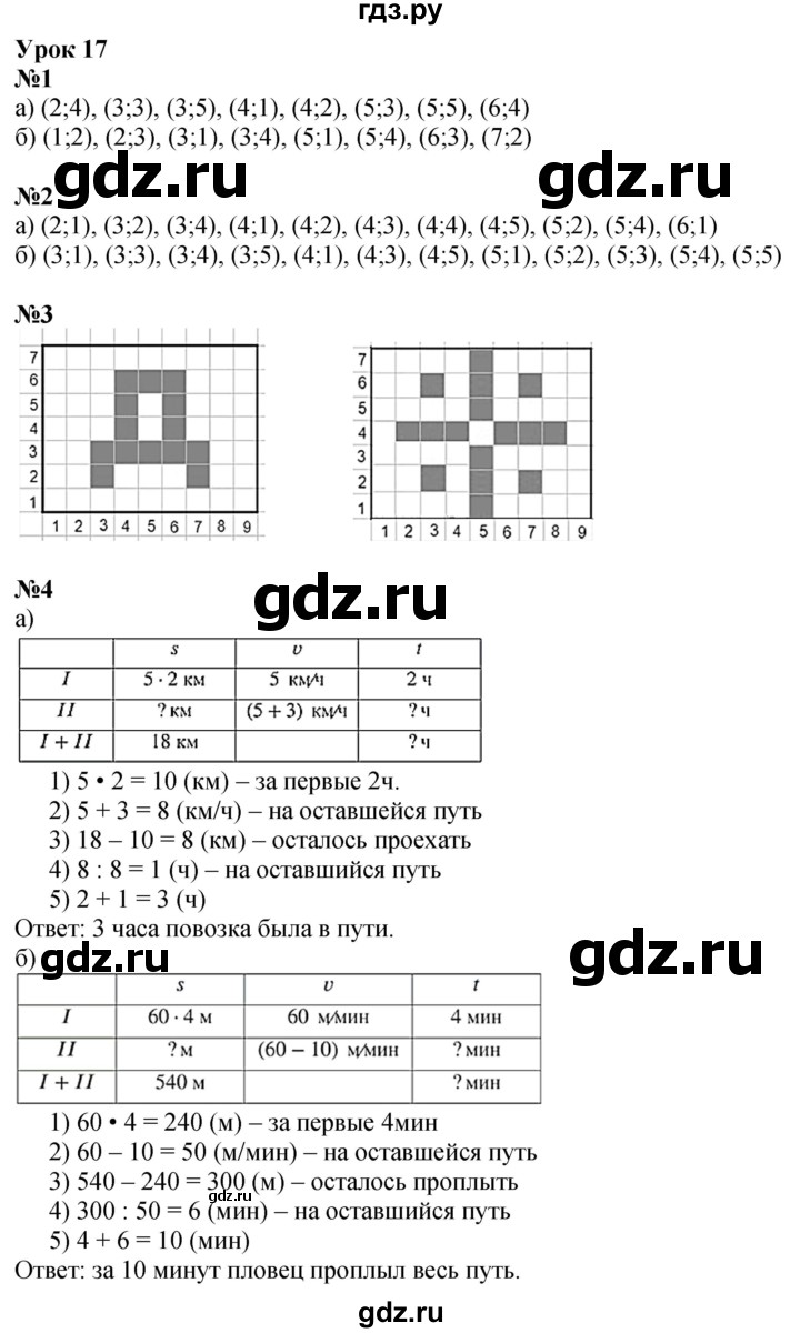 ГДЗ по математике 4 класс Петерсон   часть 3 - Урок 17, Решебник 2024 (углублённый уровень)