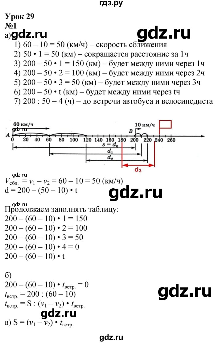 ГДЗ по математике 4 класс Петерсон   часть 2 - Урок 29, Решебник 2025 (2024) (учебник-тетрадь)