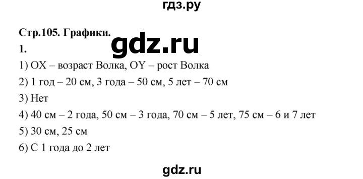 ГДЗ по математике 4 класс  Рудницкая   часть 1. страница - 105, Решебник 2024