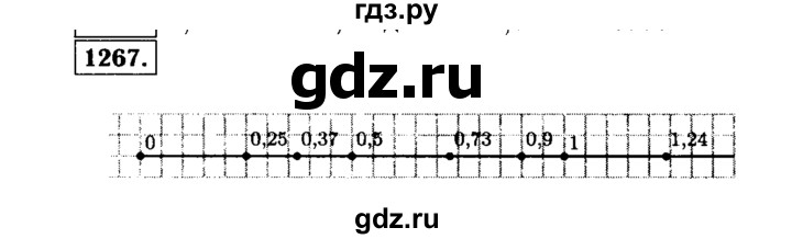 ГДЗ учебник 2015. упражнение 1267 (417) математика 5 класс Виленкин, Жохов
