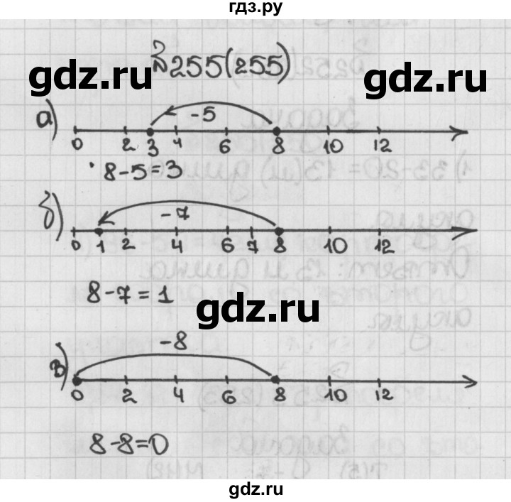 ГДЗ по математике 5 класс  Виленкин   учебник 2015. упражнение - 255 (255), Решебник №1