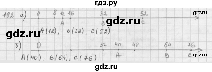 ГДЗ по математике 5 класс  Зубарева   № - 192, Решебник №1