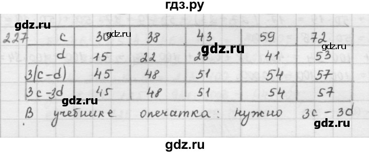 ГДЗ по математике 5 класс  Зубарева   № - 227, Решебник №1