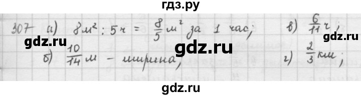 ГДЗ по математике 5 класс  Зубарева   № - 307, Решебник №1
