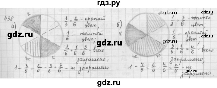 ГДЗ по математике 5 класс  Зубарева   № - 438, Решебник №1