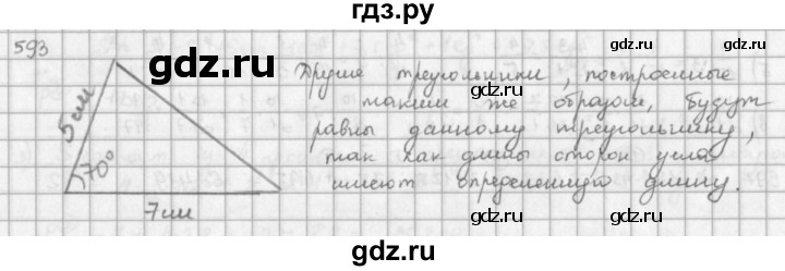 ГДЗ по математике 5 класс  Зубарева   № - 593, Решебник №1