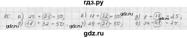 ГДЗ по математике 5 класс  Зубарева   № - 80, Решебник №1