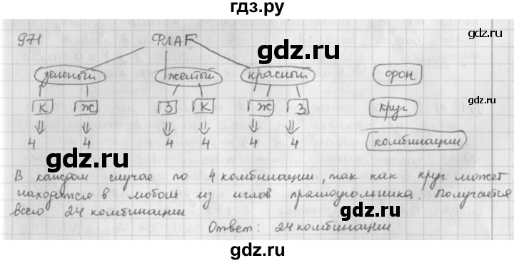 ГДЗ по математике 5 класс  Зубарева   № - 971, Решебник №1