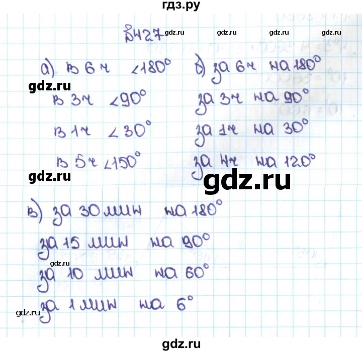 ГДЗ по математике 5 класс  Никольский  Базовый уровень глава 2 - 2.89 (427), Решебник №1 к учебнику 2016