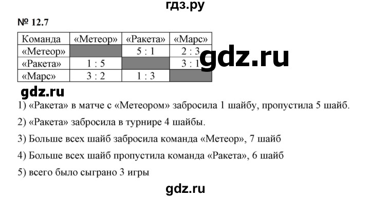 ГДЗ по математике 5 класс Дорофеев  Базовый уровень глава 12 / упражнение - 12.7, Решебник к учебнику 2023