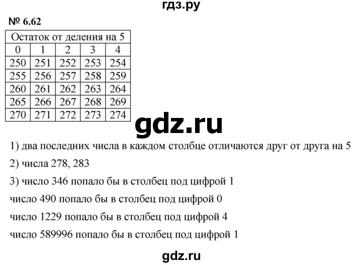 ГДЗ по математике 5 класс Дорофеев  Базовый уровень глава 6 / упражнение - 6.62 (480), Решебник к учебнику 2023