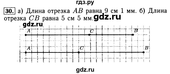 ГДЗ по математике 5 класс  Бунимович  Базовый уровень упражнение - 30, Решебник №2 2014