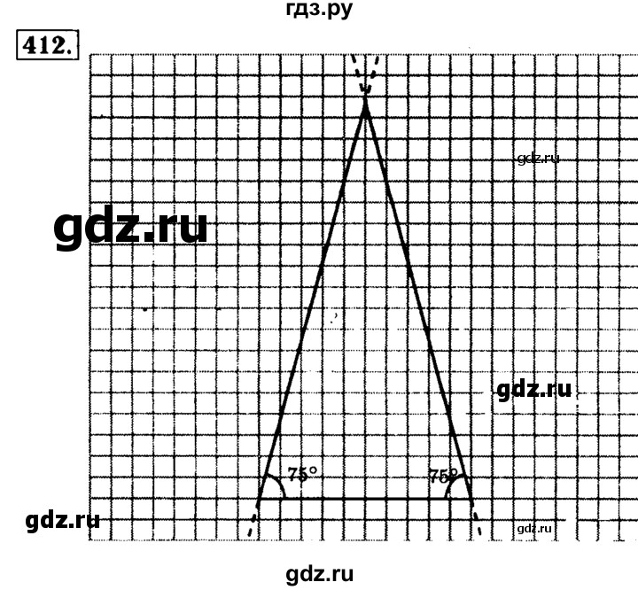 ГДЗ по математике 5 класс  Бунимович  Базовый уровень упражнение - 412, Решебник №2 2014