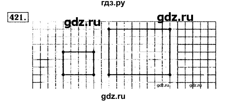 ГДЗ по математике 5 класс  Бунимович  Базовый уровень упражнение - 421, Решебник №2 2014
