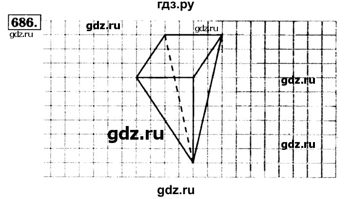 ГДЗ по математике 5 класс  Бунимович  Базовый уровень упражнение - 686, Решебник №2 2014