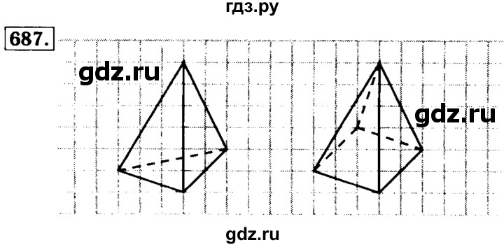 ГДЗ по математике 5 класс  Бунимович  Базовый уровень упражнение - 687, Решебник №2 2014