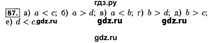 ГДЗ по математике 5 класс  Бунимович  Базовый уровень упражнение - 87, Решебник №2 2014