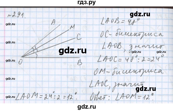 ГДЗ по математике 5 класс  Бунимович  Базовый уровень упражнение - 291, Решебник №1 2014