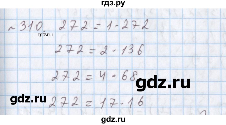 ГДЗ по математике 5 класс  Бунимович  Базовый уровень упражнение - 310, Решебник №1 2014