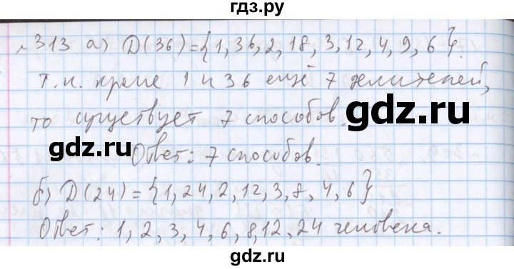 ГДЗ по математике 5 класс  Бунимович  Базовый уровень упражнение - 313, Решебник №1 2014