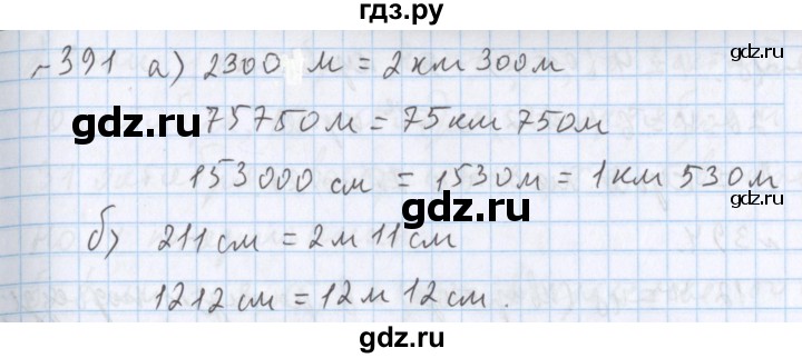 ГДЗ по математике 5 класс  Бунимович  Базовый уровень упражнение - 391, Решебник №1 2014