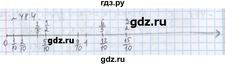 ГДЗ по математике 5 класс  Бунимович  Базовый уровень упражнение - 484, Решебник №1 2014