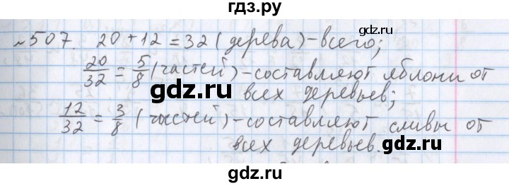 ГДЗ по математике 5 класс  Бунимович  Базовый уровень упражнение - 507, Решебник №1 2014