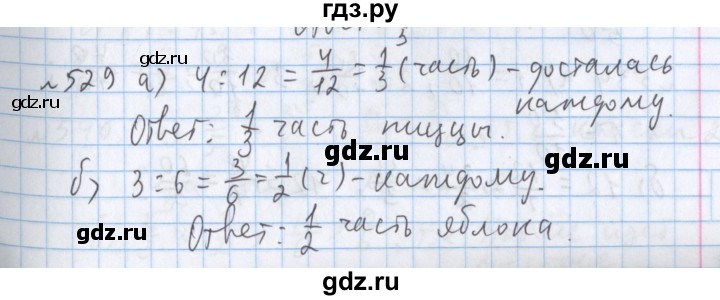 ГДЗ по математике 5 класс  Бунимович  Базовый уровень упражнение - 529, Решебник №1 2014