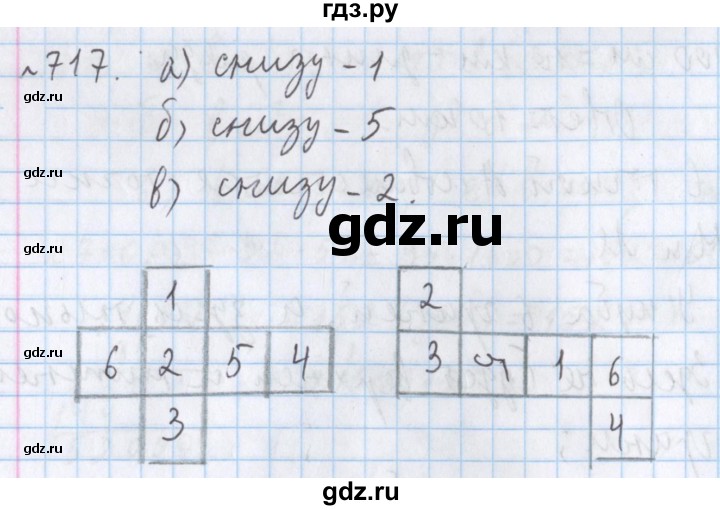 ГДЗ по математике 5 класс  Бунимович  Базовый уровень упражнение - 717, Решебник №1 2014