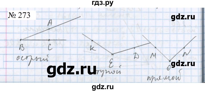 ГДЗ по математике 5 класс  Бунимович  Базовый уровень упражнение - 273, Решебник 2023