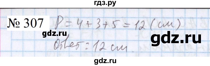 ГДЗ по математике 5 класс  Бунимович  Базовый уровень упражнение - 307, Решебник 2023