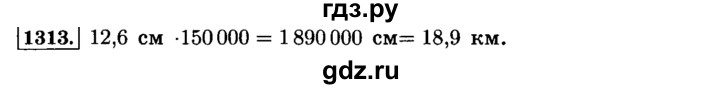 ГДЗ по математике 6 класс  Виленкин   учебник 2015. номер - 1313 (424), Решебник №2