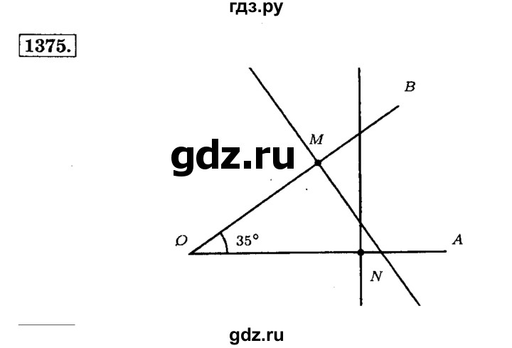 ГДЗ по математике 6 класс  Виленкин   учебник 2015. номер - 1375 (486), Решебник №2